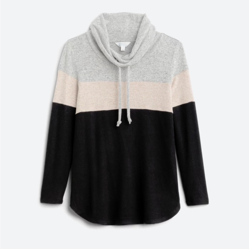 Cameron Cowl Neck Brushed Knit Top